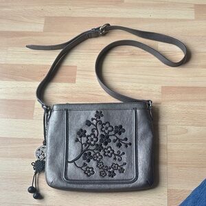 Brighton metallic embroidered crossbody